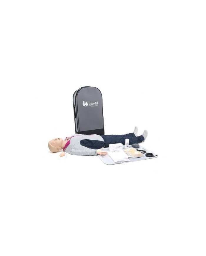 Laerdal Resusci Anne QCPR - Manichino per rianimazione QCPR - Corpo intero, con vie aeree R10156
