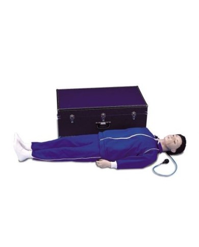Rianimazione cardiopolmonare, manichino a corpo intero con elettronica Erler Zimmer R10052