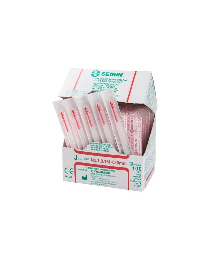 Aghi per agopuntura SEIRIN tipo J - Confezione da 100 pezzi - Misura Aghi - 0,16 x 30 mm Aghi per agopuntura SEIRIN tipo J - Confezione da 100 pezzi - Misura Aghi - 0,16 x 30 mm