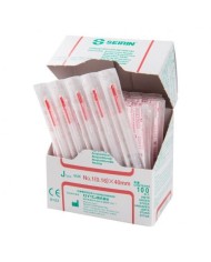 Aghi per agopuntura SEIRIN tipo J - Confezione da 100 pezzi - Misura Aghi - 0,16 x 40 mm Aghi per agopuntura SEIRIN tipo J - Confezione da 100 pezzi - Misura Aghi - 0,16 x 40 mm