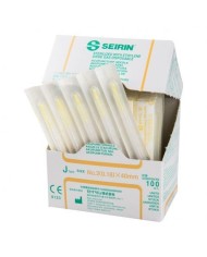 Aghi per agopuntura SEIRIN tipo J - Confezione da 100 pezzi - Misura Aghi - 0,18 x 40 mm Aghi per agopuntura SEIRIN tipo J - Confezione da 100 pezzi - Misura Aghi - 0,18 x 40 mm