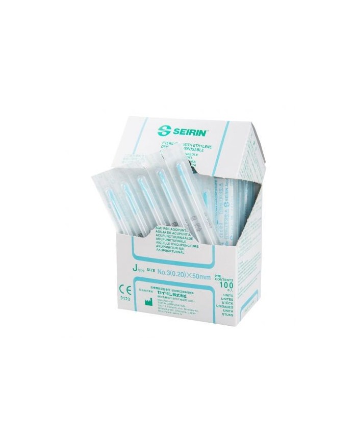 Aghi per agopuntura SEIRIN tipo J - Confezione da 100 pezzi - Misura Aghi - 0,20 x 50 mm Aghi per agopuntura SEIRIN tipo J - Confezione da 100 pezzi - Misura Aghi - 0,20 x 50 mm