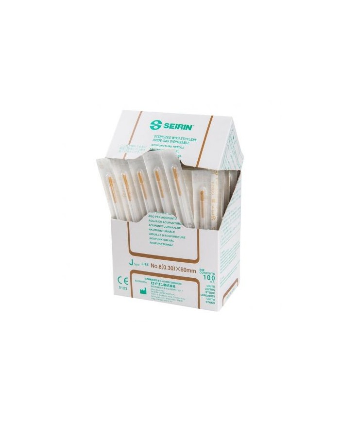 Aghi per agopuntura SEIRIN tipo J - Confezione da 100 pezzi - Misura Aghi - 0,30 x 60 mm Aghi per agopuntura SEIRIN tipo J - Confezione da 100 pezzi - Misura Aghi - 0,30 x 60 mm
