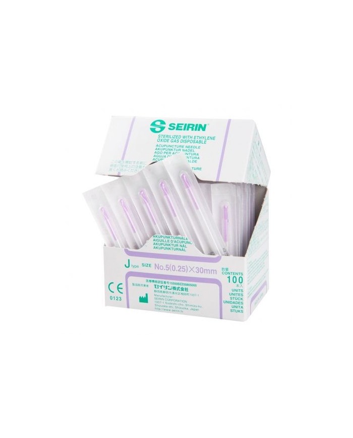 Aghi per agopuntura SEIRIN tipo J - Confezione da 100 pezzi - Misura Aghi - 0,25 x 30 mm Aghi per agopuntura SEIRIN tipo J - Confezione da 100 pezzi - Misura Aghi - 0,25 x 30 mm