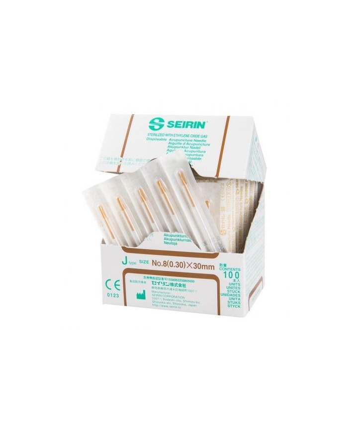 Aghi per agopuntura SEIRIN tipo J - Confezione da 100 pezzi - Misura Aghi - 0,30 x 30 mm Aghi per agopuntura SEIRIN tipo J - Confezione da 100 pezzi - Misura Aghi - 0,30 x 30 mm