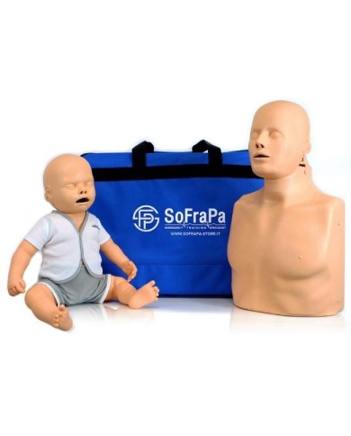 Coppia di Manichini BLS Adulto Pediatrico e Lattante Practi Family Advance