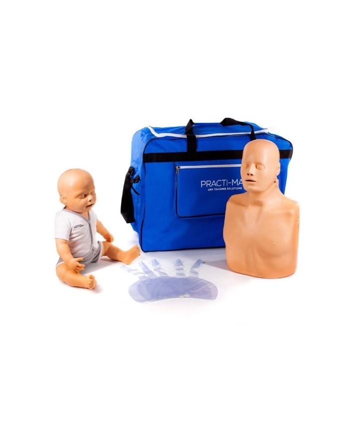 Coppia di Manichini BLS Adulto Pediatrico e Lattante Practi Family Advance