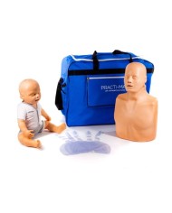Coppia di Manichini BLS Adulto Pediatrico e Lattante Practi Family Advance