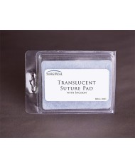 Tampone per esercizi di sutura chirurgica traslucido con preincisione Erler