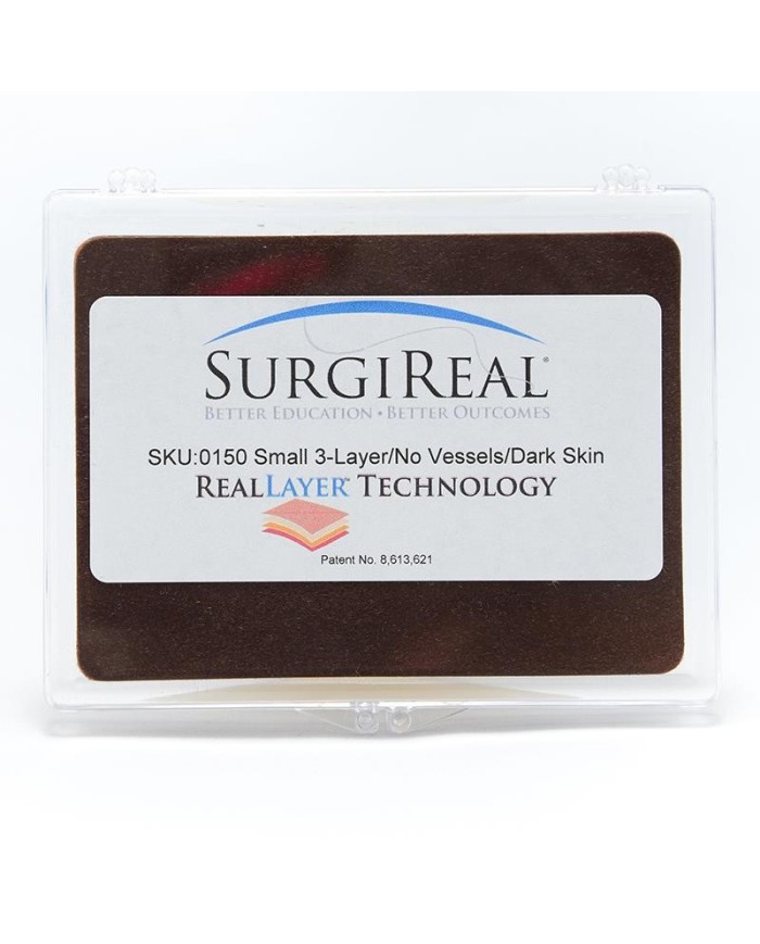 Cuscinetto di sutura a 3 strati in vero strato senza vasi di pelle scura Er