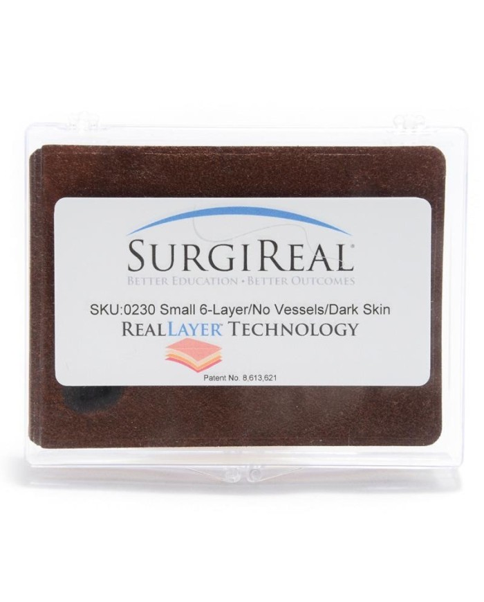 Tessuto sottocutaneo simulato a 6 strati Pelle scura Erler Zimmer SRE0230