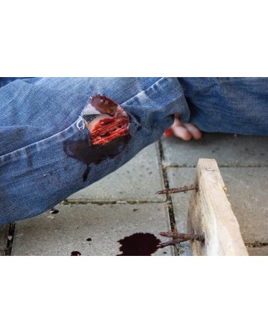 Moulage e simulazione di ferita arma da taglio Erler Zimmer NW002