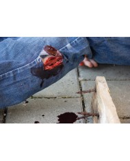 Moulage e simulazione di ferita arma da taglio Erler Zimmer NW002