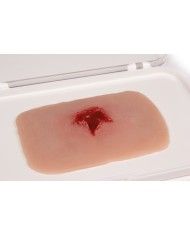 Moulage e simulazione di ferita in uscita da un arma da fuoco Erler Zimmer 