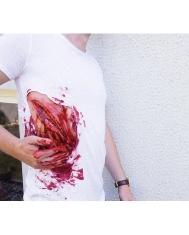 Moulage e simulazione di ampia lacerazione con funzione di sanguinamento Er