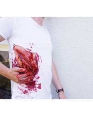 Moulage e simulazione di ampia lacerazione con funzione di sanguinamento Er