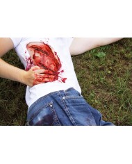 Moulage e simulazione di ampia lacerazione con funzione di sanguinamento Er