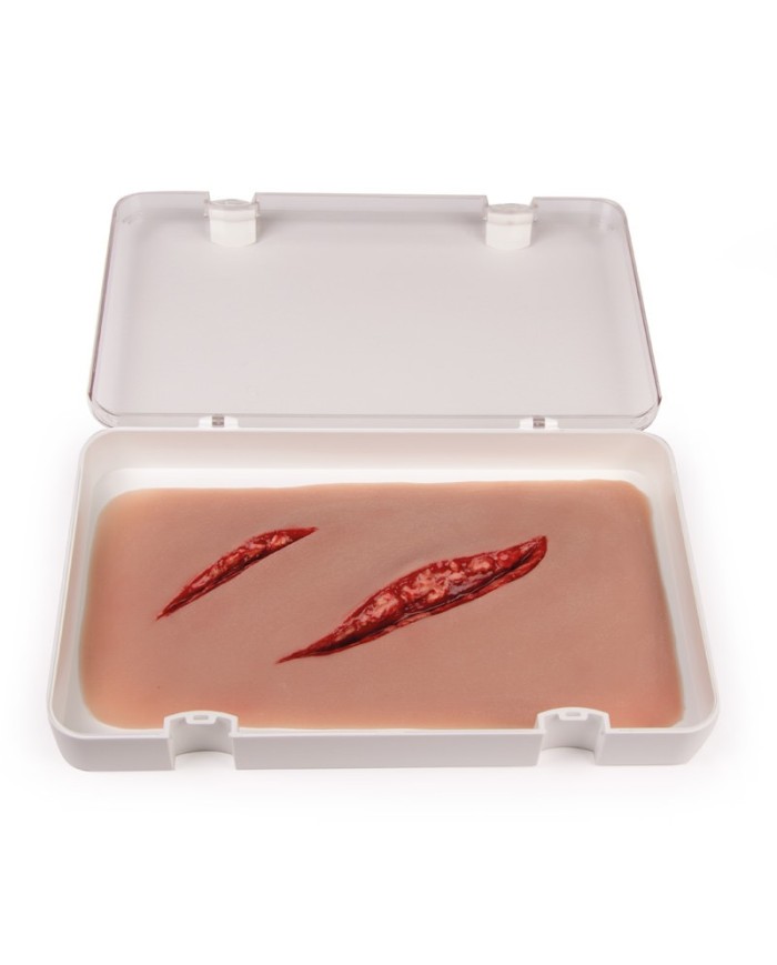 Moulage e simulazione di ampia lacerazione con funzione di sanguinamento Er