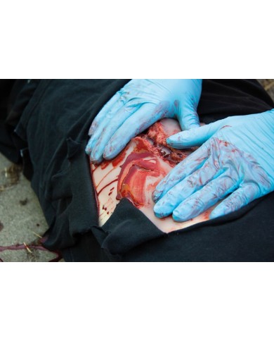 Moulage e simulazione di ampia lacerazione con lacerazioni minori con funzi