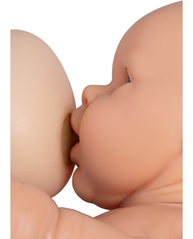 Manichino di neonato per la pratica genitoriale maschio pelle chiara Er