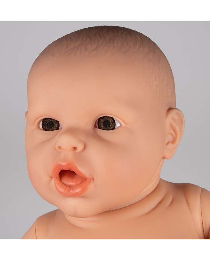 Manichino di neonato per la pratica genitoriale maschio pelle chiara Er