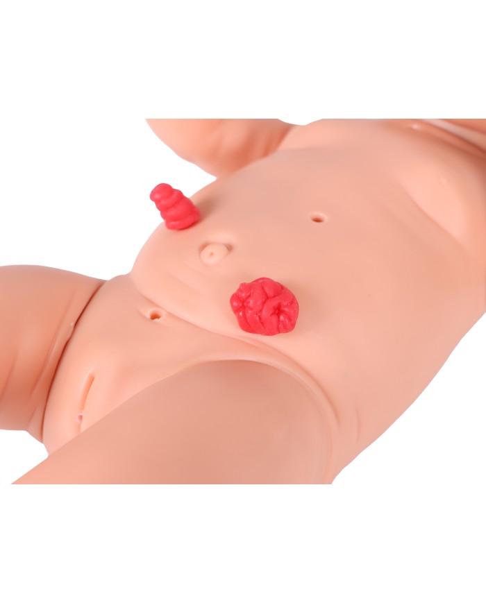 Manichino di neonato maschio per la pratica infermieristica Nick BA185