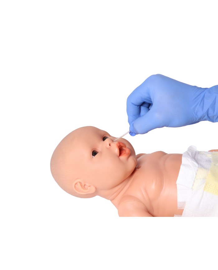 Manichino di neonato maschio per la pratica infermieristica Nick BA185