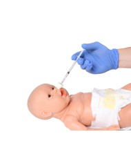 Manichino di neonato maschio per la pratica infermieristica Nick BA185