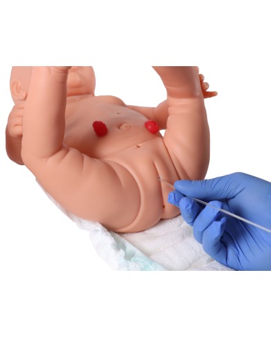Manichino di neonata femmina per la pratica infermieristica Nora BA186