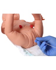 Manichino di neonata femmina per la pratica infermieristica Nora BA186