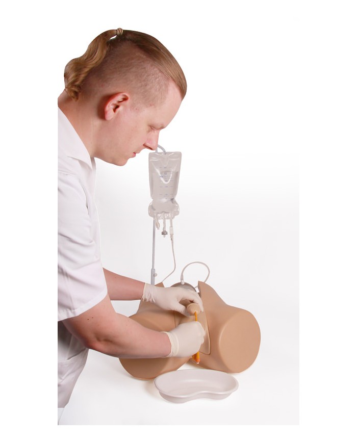 Simulatore di cateterizzazione vescicale maschile Erler Zimmer 7040
