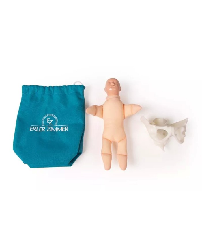 Mini bacino femminile con bambola per simulazione del parto EZ 4082