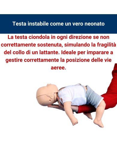 Manichino BLS Lattante per RCP Practi Baby Standard
