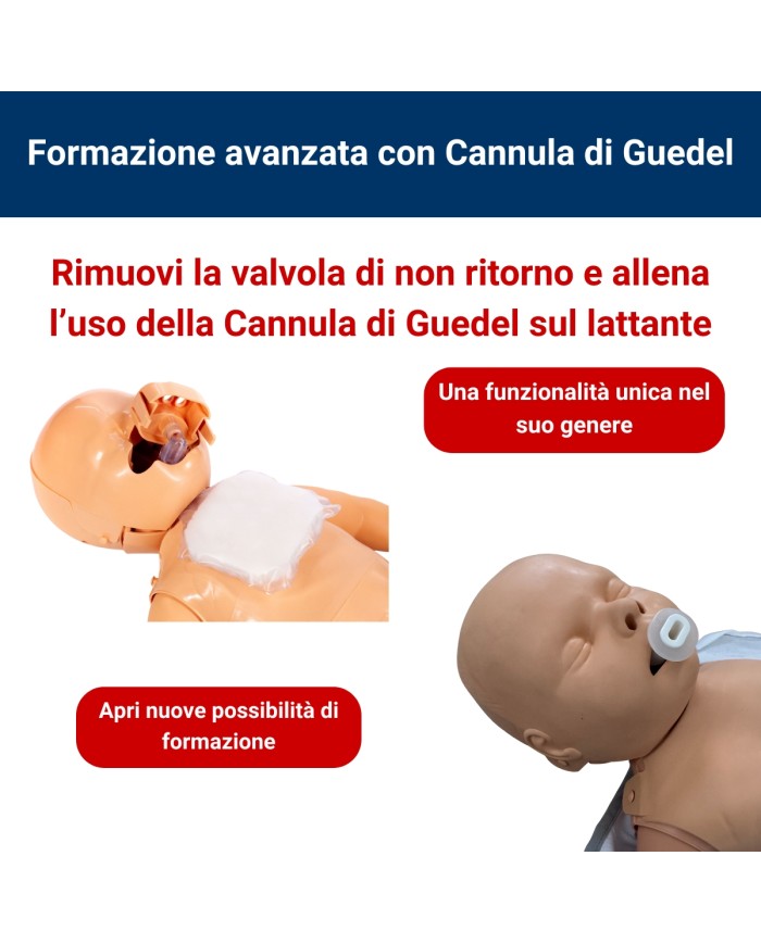 Manichino BLS Lattante per RCP Practi Baby Standard