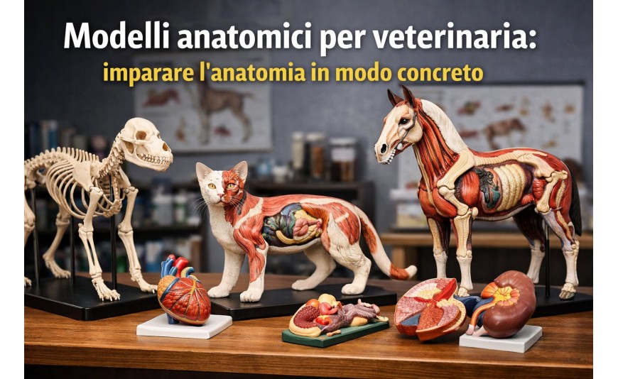 Modelli anatomici per veterinaria: imparare l’anatomia in modo concreto