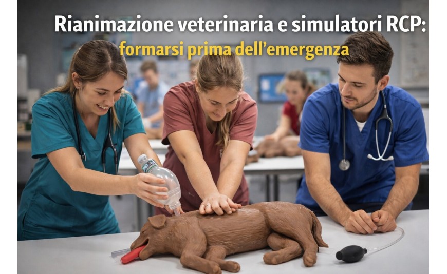 Rianimazione veterinaria e simulatori RCP: formarsi prima dell’emergenza