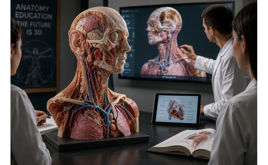 Dissezioni anatomiche stampate in 3D: una nuova frontiera per la formazione medica